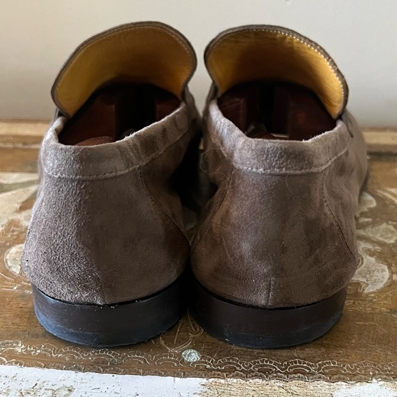 NEW - Canali Suede Dress Shoes in Tan- US 11.5/EU 44.5- 50% OFF (MSRP $795) - Picture 4 of 7